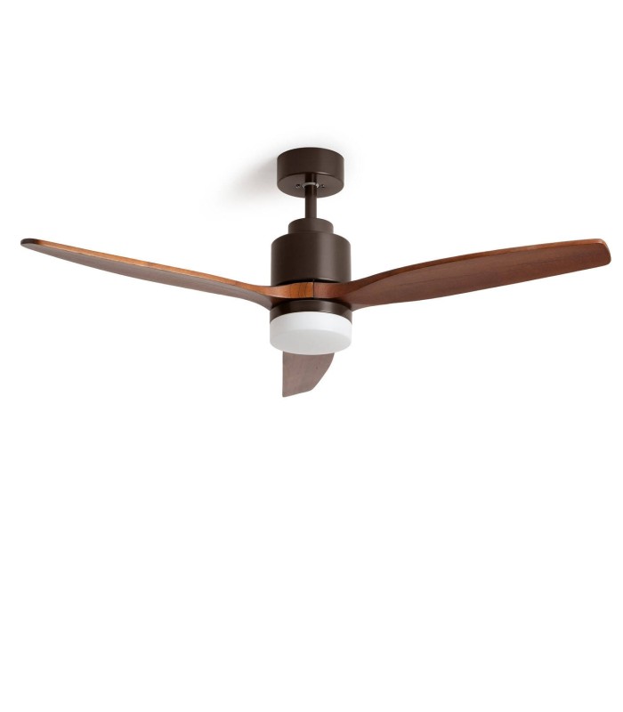 Ventilateur de Plafond LED Silencieux - Moteur DC & Bois