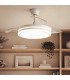 Ventilateur de Plafond Blanc LED Pales Rétractables Dalori Evo